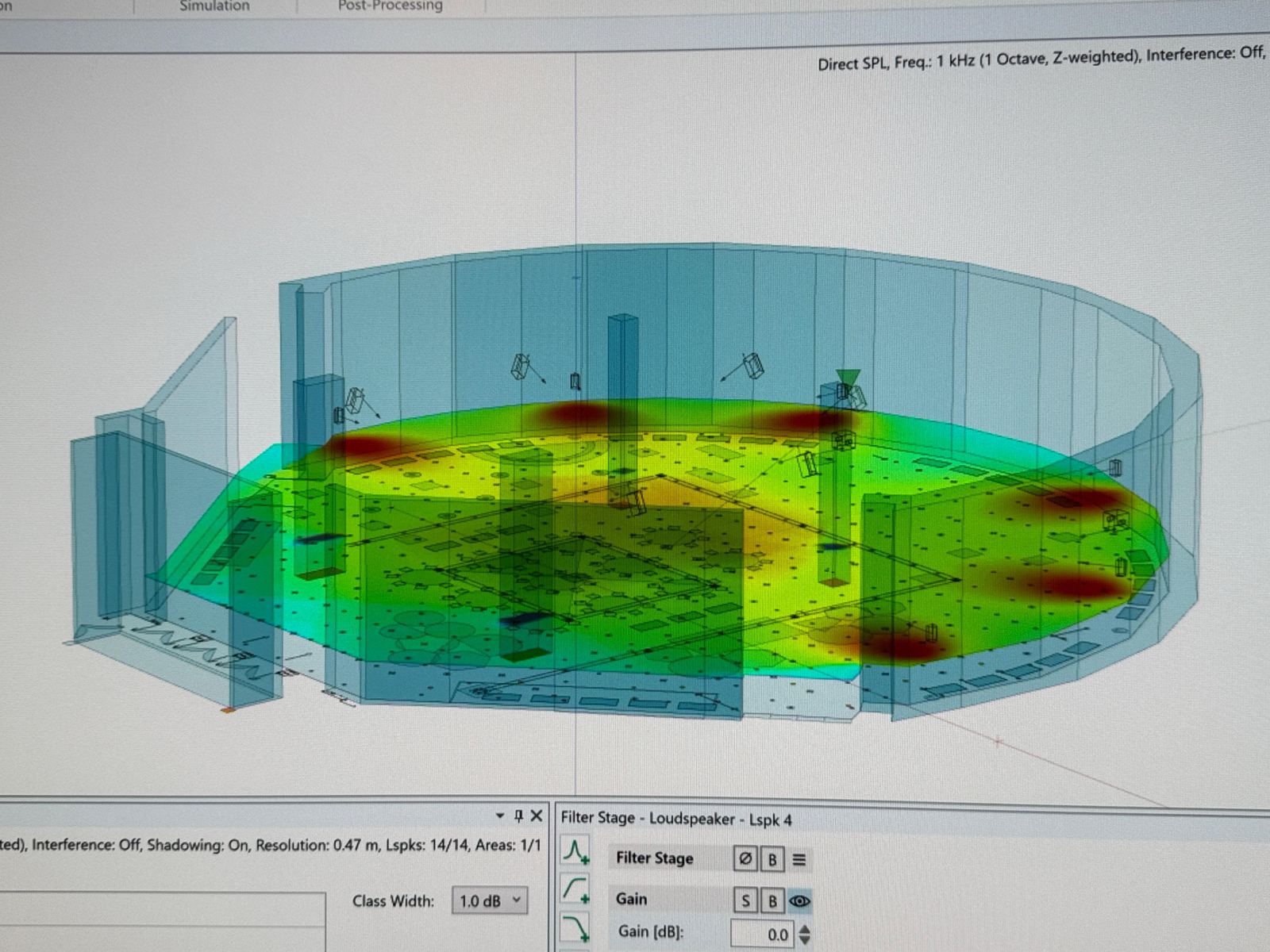 Acoustic simulation software