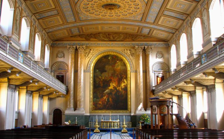The Chapel at the Royal Naval College, Greenwich, London